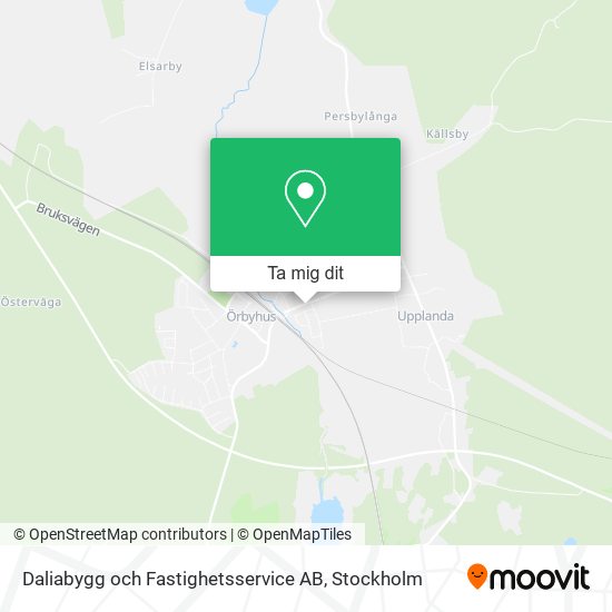Daliabygg och Fastighetsservice AB karta