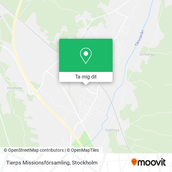 Tierps Missionsförsamling karta