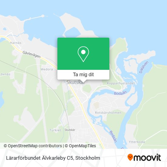 Lärarförbundet Älvkarleby C5 karta