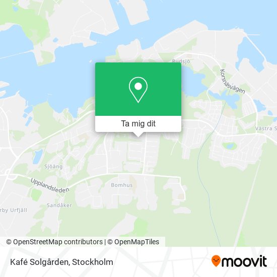 Kafé Solgården karta