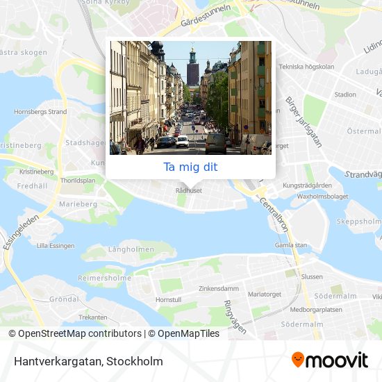 Hantverkargatan karta