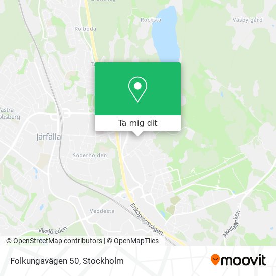 Folkungavägen 50 karta