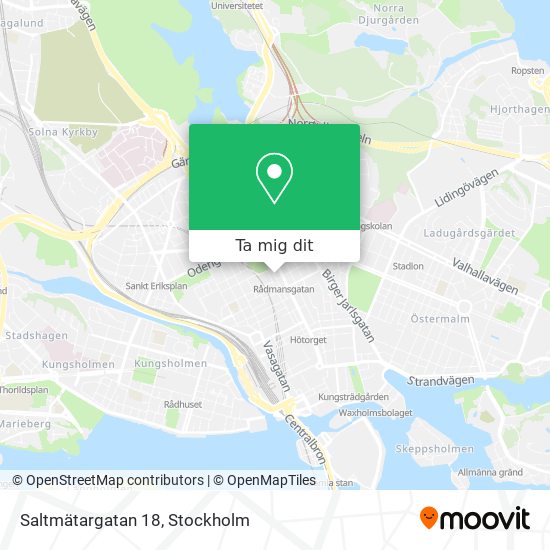 Saltmätargatan 18 karta