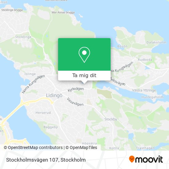 Stockholmsvägen 107 karta