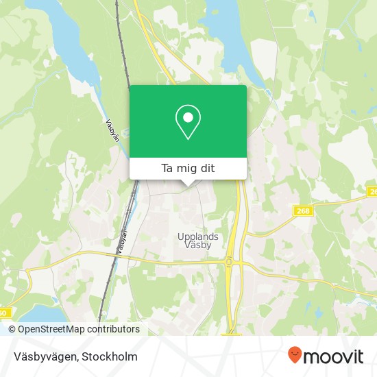 Väsbyvägen karta