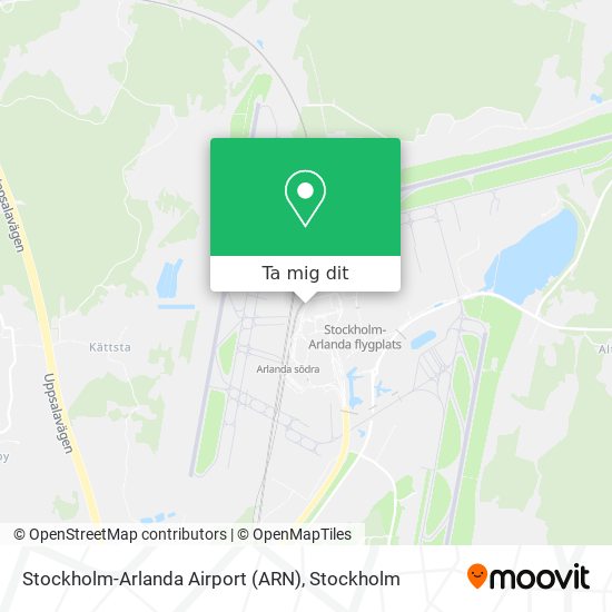 Stockholm-Arlanda Airport (ARN) karta