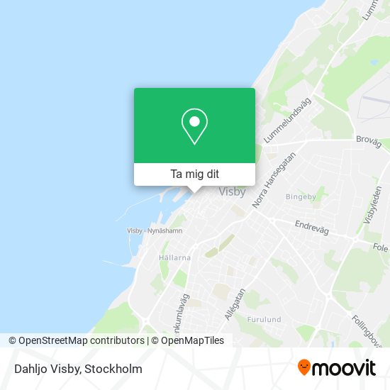 Dahljo Visby karta