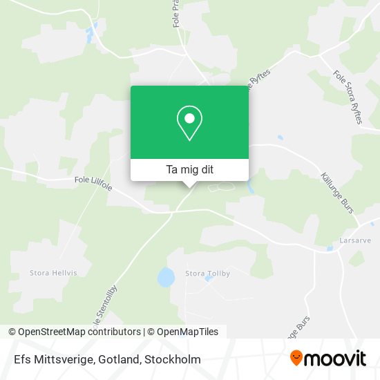 Efs Mittsverige, Gotland karta