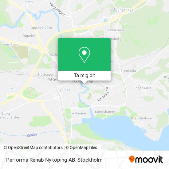 Performa Rehab Nyköping AB karta
