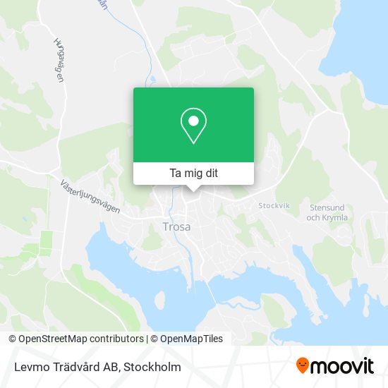 Levmo Trädvård AB karta