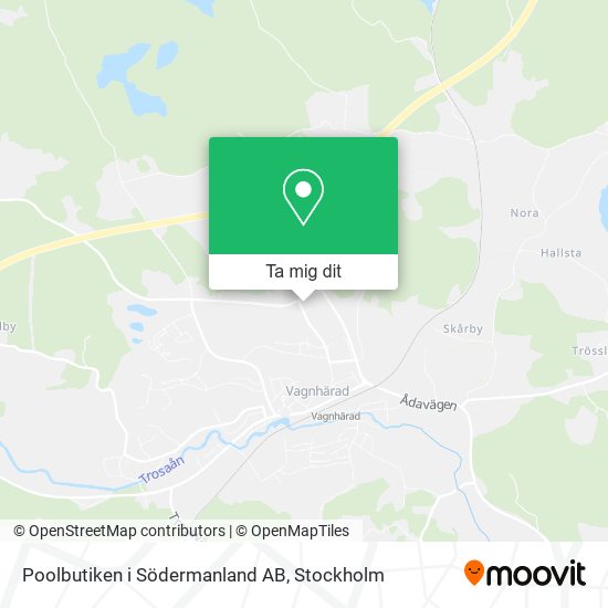 Poolbutiken i Södermanland AB karta