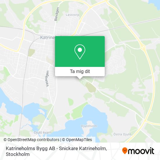 Katrineholms Bygg AB - Snickare Katrineholm karta