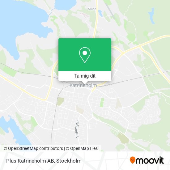 Plus Katrineholm AB karta