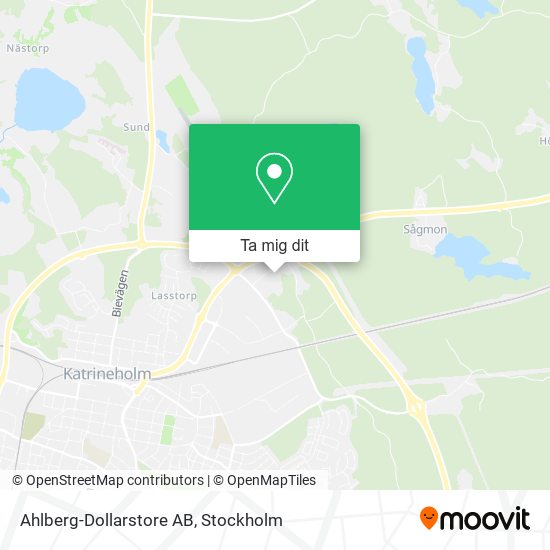 Ahlberg-Dollarstore AB karta