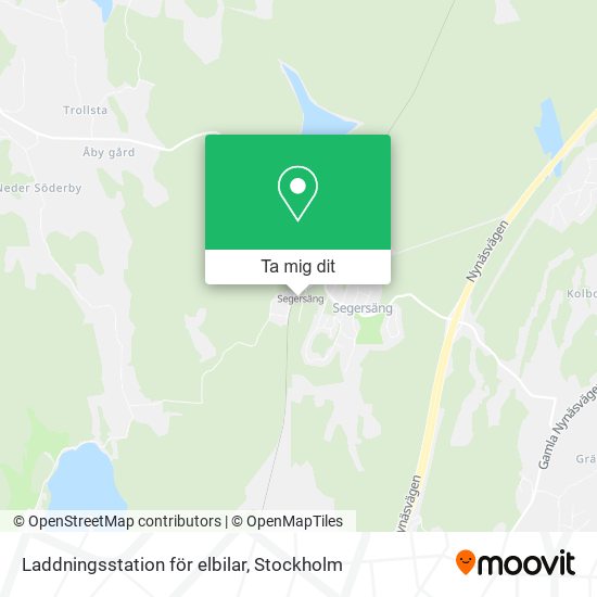 Laddningsstation för elbilar karta