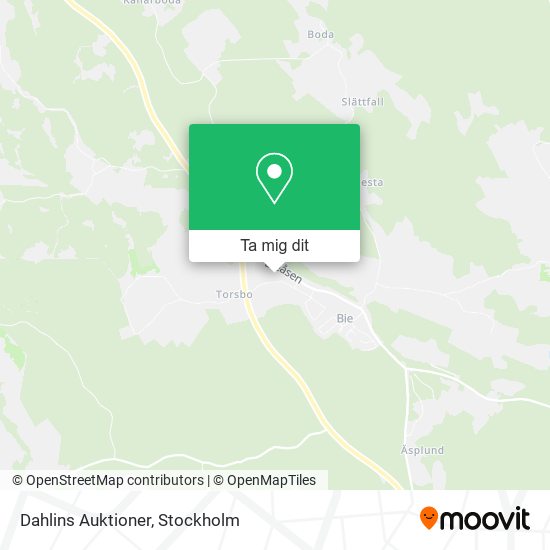 Dahlins Auktioner karta