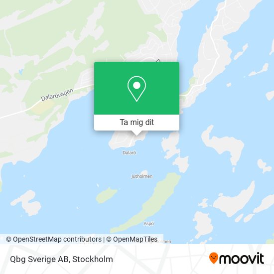 Qbg Sverige AB karta
