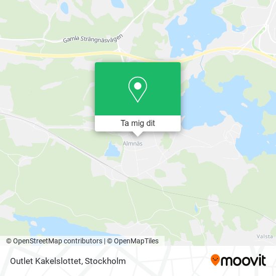 Outlet Kakelslottet karta