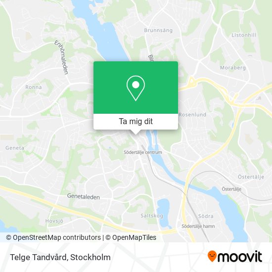 Telge Tandvård karta