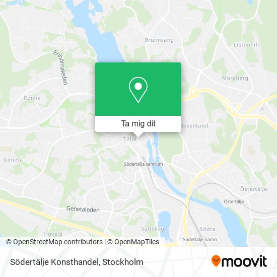 Södertälje Konsthandel karta