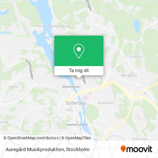 Auregård Musikproduktion karta