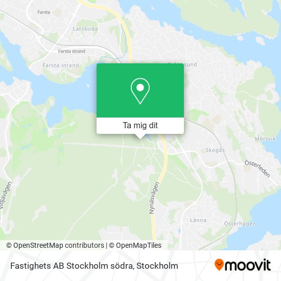 Fastighets AB Stockholm södra karta