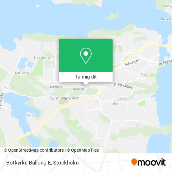 Botkyrka Ballong E karta