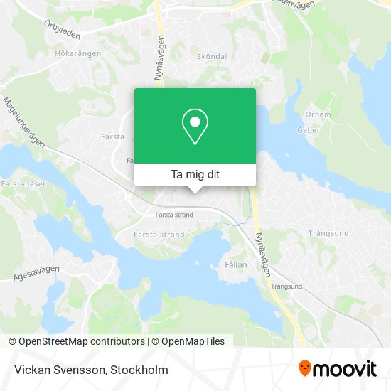 Vickan Svensson karta