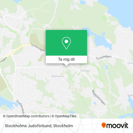 Stockholms Judoförbund karta