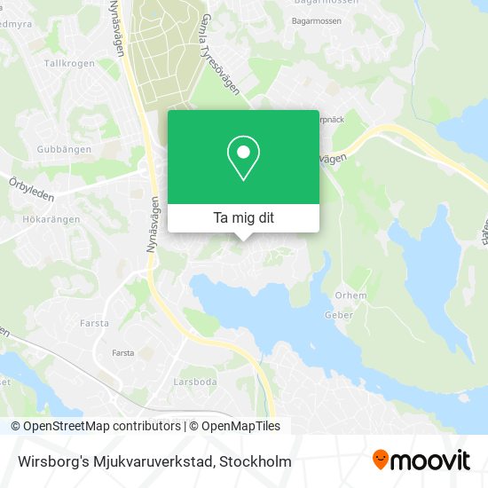 Wirsborg's Mjukvaruverkstad karta