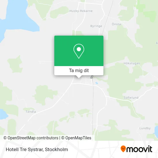 Hotell Tre Systrar karta