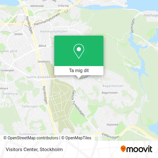 Visitors Center karta