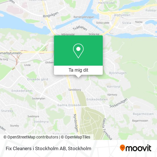 Fix Cleaners i Stockholm AB karta