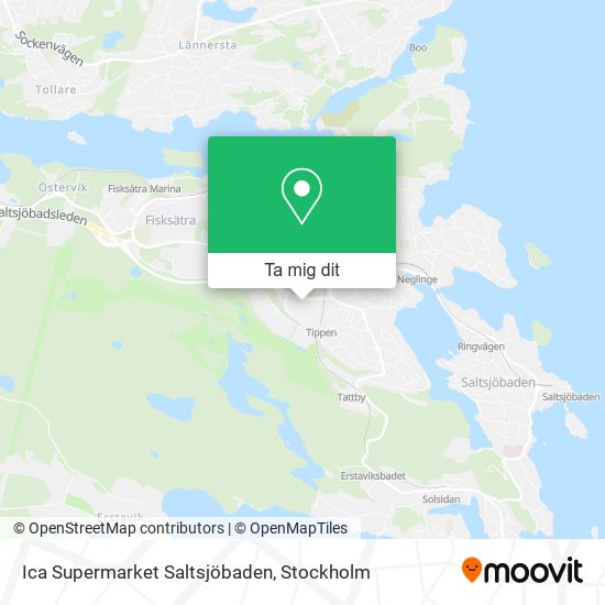 Ica Supermarket Saltsjöbaden karta