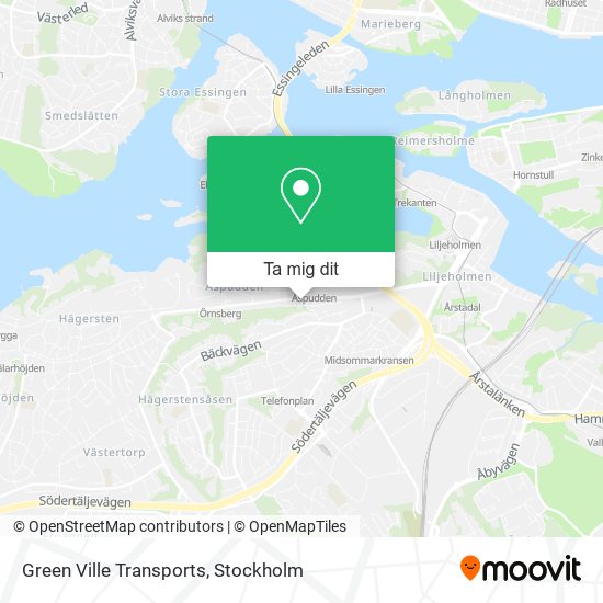 Green Ville Transports karta