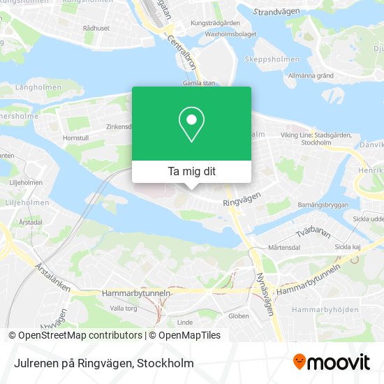 Julrenen på Ringvägen karta