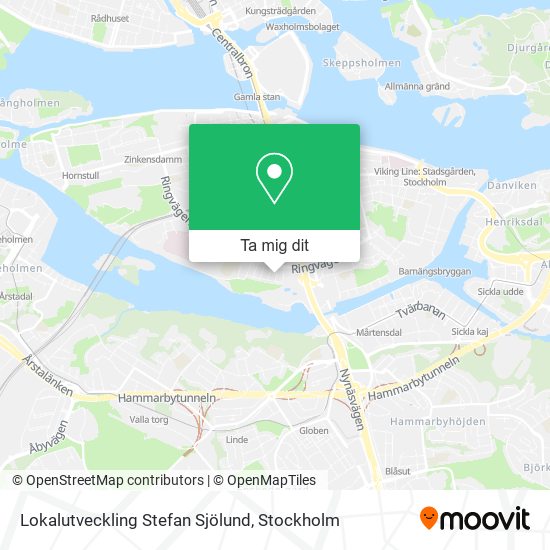 Lokalutveckling Stefan Sjölund karta
