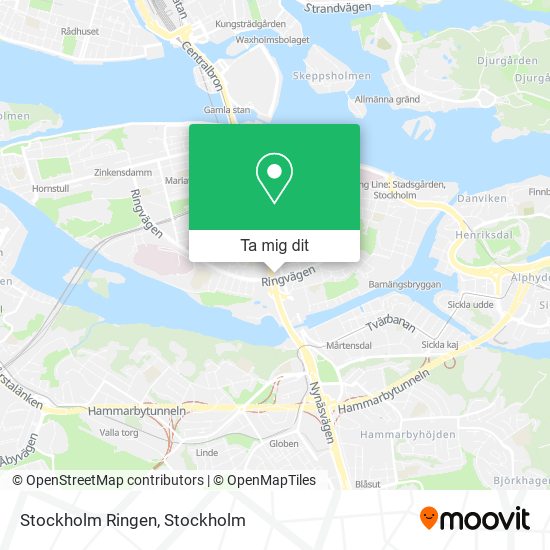 Stockholm Ringen karta