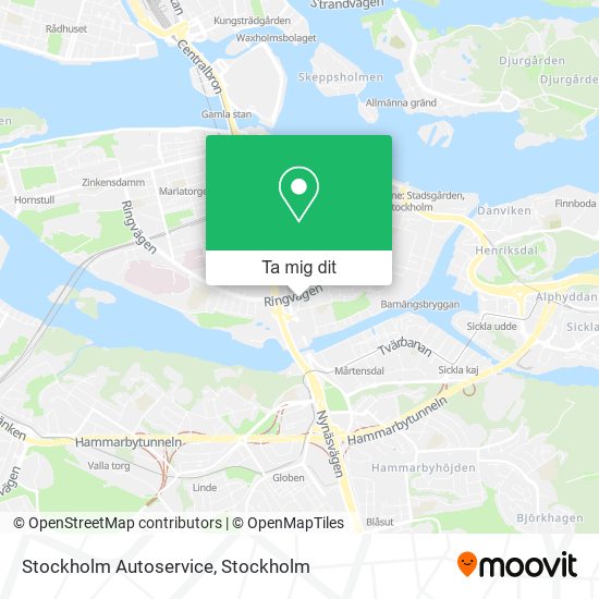 Stockholm Autoservice karta