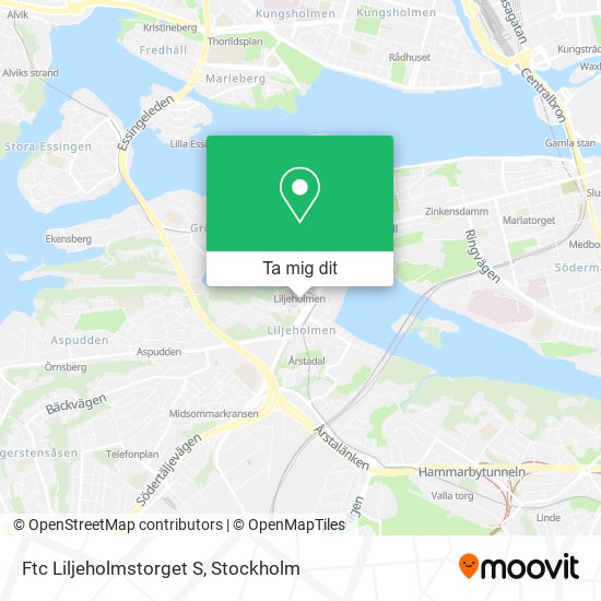 Ftc Liljeholmstorget S karta