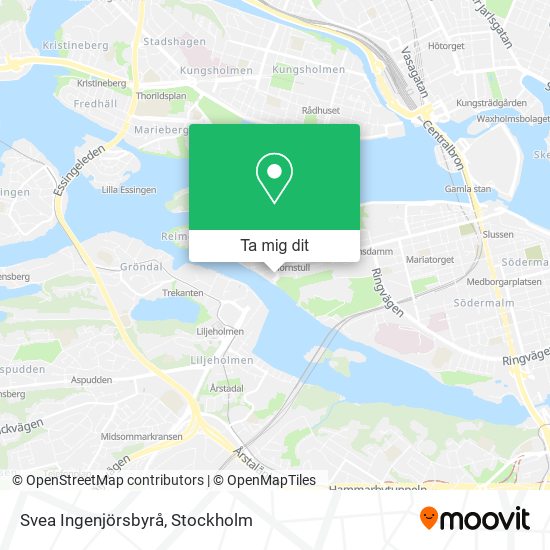 Svea Ingenjörsbyrå karta