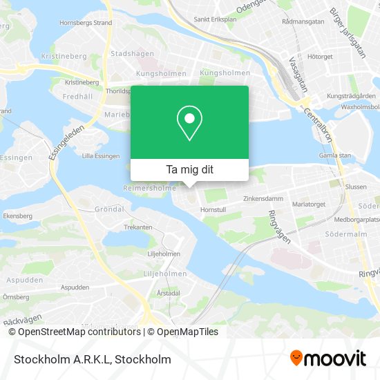 Stockholm A.R.K.L karta