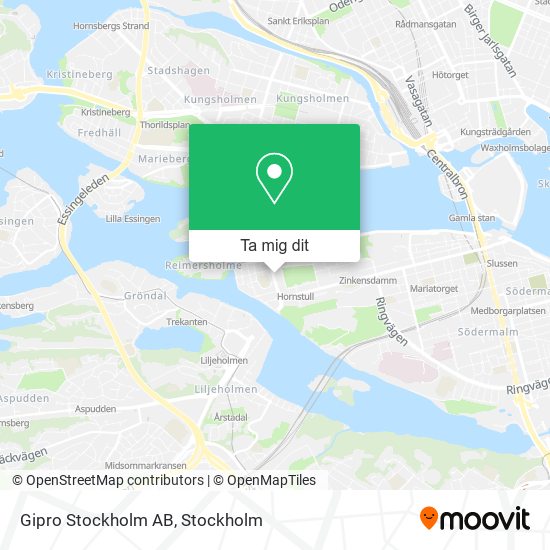 Gipro Stockholm AB karta