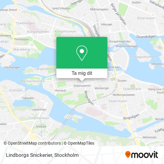 Lindborgs Snickerier karta