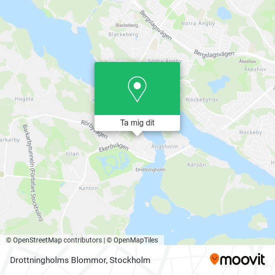 Drottningholms Blommor karta