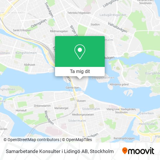 Samarbetande Konsulter i Lidingö AB karta