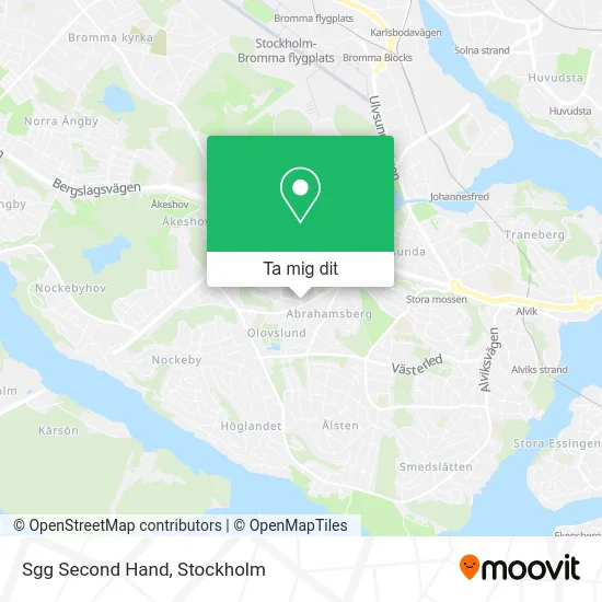 Sgg Second Hand karta