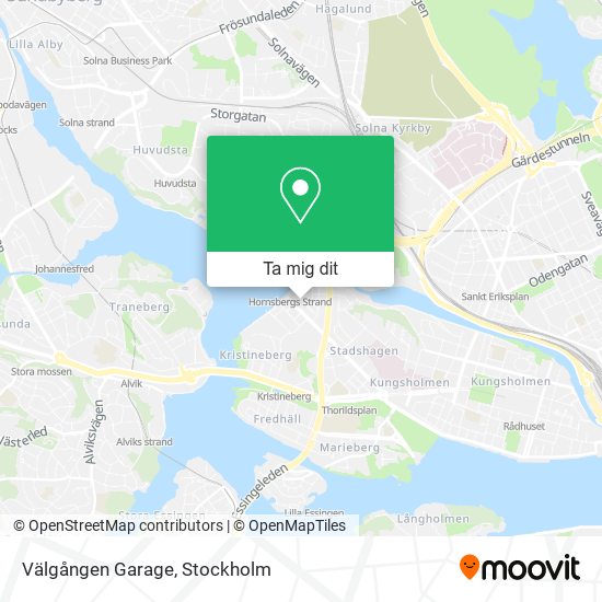 Välgången Garage karta