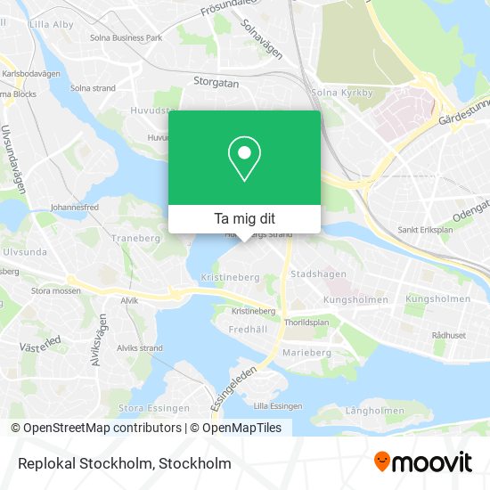 Replokal Stockholm karta