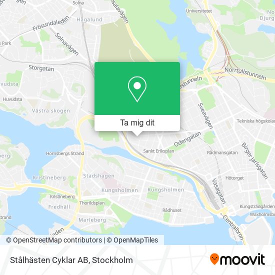 Stålhästen Cyklar AB karta